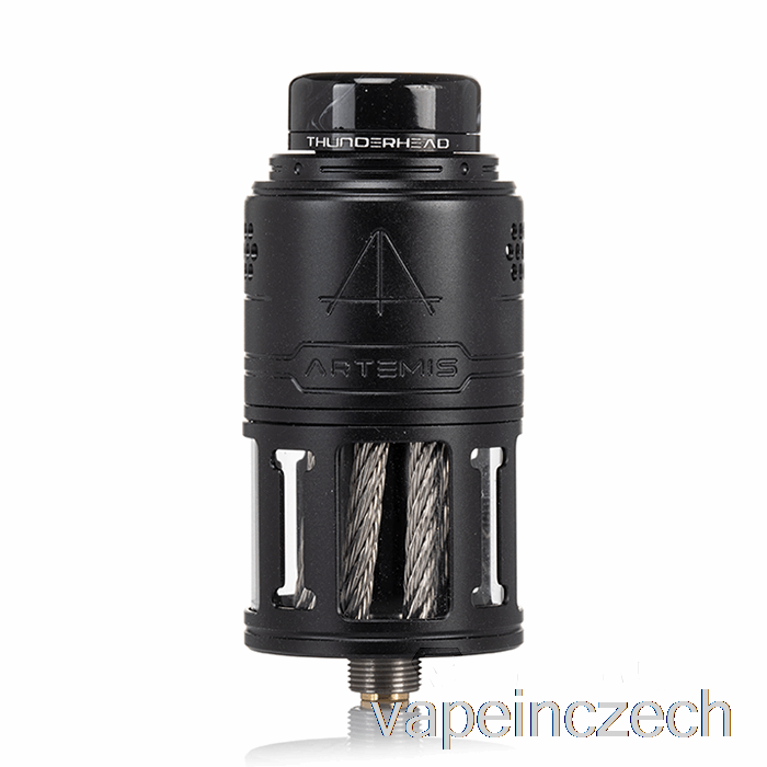 Thunderhead Creations Artemis V2 Top Coiler 25mm Rdta Matte Black Vape Bez Nikotinu